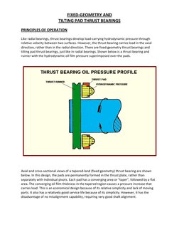 Tilting Pad Journal Bearings Overview | PDF | Bearing (Mechanical ...
