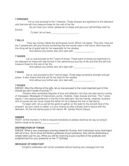 7th Birthday Program Script for Girl | PDF