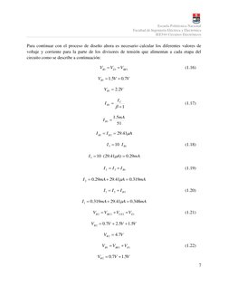 Escuela Politécnica Nacional 
Facultad de Ingeniería Eléctrica y Electrónica 
IEE544 Circuitos Electrónicos 
 
7 
 
Para co