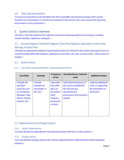 Functional Specification Document Template | PDF | Application ...