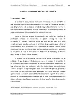 Especialización en Producción de Hidrocarburos                Escuela de Ingeniería de Petróleos – UIS 
 
Nicolás Santos Sant