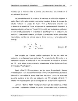 Especialización en Producción de Hidrocarburos                Escuela de Ingeniería de Petróleos – UIS 
 
Nicolás Santos Sant