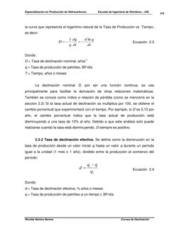 Especialización en Producción de Hidrocarburos                Escuela de Ingeniería de Petróleos – UIS 
 
Nicolás Santos Sant