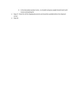 Import Shipment SOP Overview | PDF | Cargo | Freight Transport