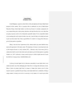 Budgeting Practices of Grade 12 Students | PDF | Survey Methodology ...