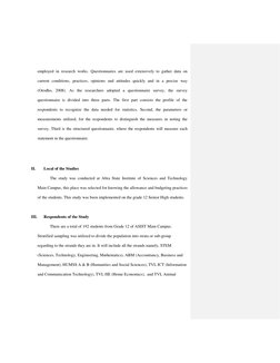Research Question For Budgeting Allowances Example.pdf Budgeting Practices of Grade 12 Students | PDF | Survey Methodology ...