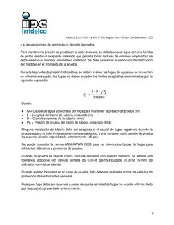 Irridelco S.A.S • Cra 7a Km 17 Via Bogotá Chía • Chía • Cundinamarca • CO 
 
 
6 
y a las variaciones d