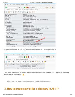 AL11 Operations Guide in SAP | PDF | Directory (Computing) | Computer File