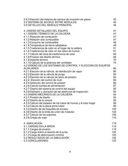 9 
 
 Elección del sistema de cámara de inversión de gases 
43 
3.5 SISTEMA DE ACOPLE ENTRE MÓDULOS 
45 
3.6 DETALLES DEL MÓD