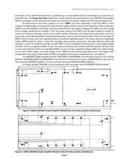 LME49810 Audio Amplifier Module v1.0 
Page 7 
 
 
the inrush current when the transformer is powered up to a reasonable value