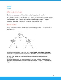 3 
Tree 
What are decision trees? 
Decision trees are a powerful prediction method and extremely popular. 
They are popul