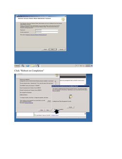 Click “Reboot on Completion”
