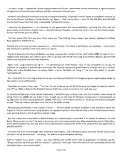 Page 3 of 15 
 
 Last year, I assign --- I signed the Ease of Doing Business and Efficient Government Service Delivery Act, a