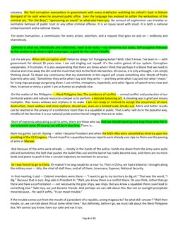 Page 6 of 15 
 
voiceless. We find corruption everywhere in government with every malefactor watching his cohort’s back in bl