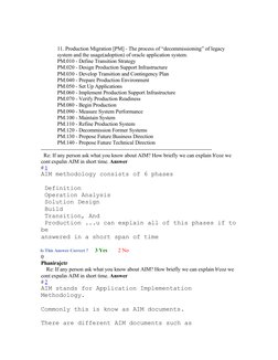 Overview of Oracle AIM Methodology | PDF | Databases | Business Process
