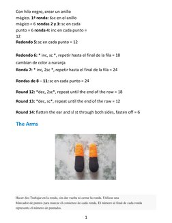Hacer dos Trabajar en la ronda, sin dar vuelta ni cerrar la ronda. Utilizar una 
Marcador de puntos para marcar el comienzo d