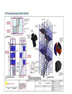 8 
 
4.2 Proposed Layout (Stair Detail) 
 
 
