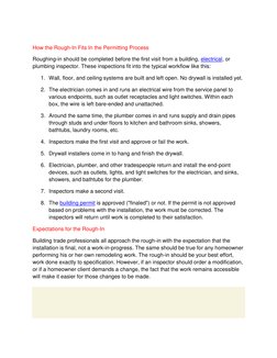 Building Process And Rough In Understanding Rough-Ins in Construction | PDF | Plumbing | Drill