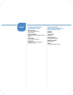 Diseño Curricular para Jóvenes y Adultos | PDF | Plan de estudios ...