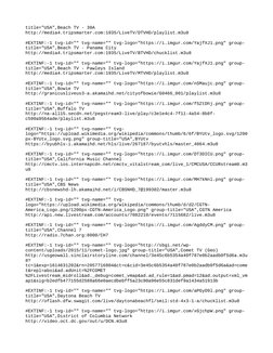 title="USA",Beach TV - 30A
http://media4.tripsmarter.com:1935/LiveTV/DTVHD/playlist.m3u8
#EXTINF:-1 tvg-id="" tvg-name="" tvg