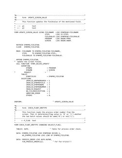 *&---------------------------------------------------------------------* 
*&      Form  UPDATE_SCREEN_VALUE 
*&--------------