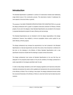 

	
  
Page 1 
 
Introduction 
 
The Standard Specification is published in a series of 21 stand