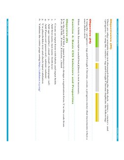 (http://validator.w3.org)Objectiveive (M)
There are other semantic tags not discussed during the slide deck, <time>, <meter>