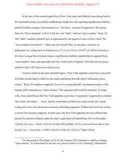 4 
 
In the face of this uninterrupted line of New York state (and federal) cases dating back to 
the nineteenth century powe
