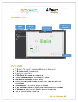 3                                                                      Altium Designer 19  
ENTORNO DE TRABAJO 
 
 
 
AT