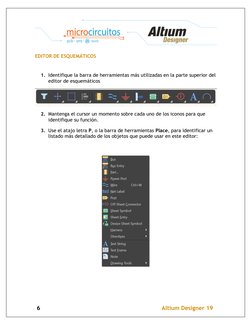 6                                                                      Altium Designer 19  
EDITOR DE ESQUEMÁTICOS