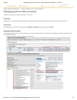 Debugging Guide For XML Processing: Purpose | PDF | Debugging | Wiki