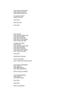 Master Data Entry and Management Guide | PDF | Production And ...