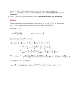 (https://sites.google.com/site/portafoliocalculodos/sumas-de-riemann/riemann5.png?attredirects=0)
donde xi-1 ≤ yi ≤ xi. La