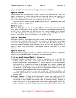 Overview of Systems Analysis & Design | PDF | Information System ...