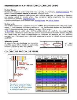 (https://cdn.sparkfun.com/assets/f/c/c/c/b/515dbf24ce395f2359000000.png)Information sheet 1.4 - RESISTOR COLOR CODE GUIDE