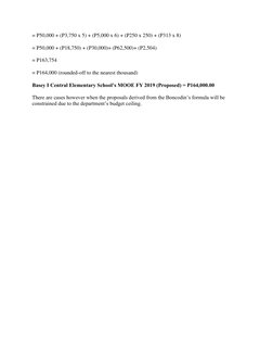 Understanding MOOE Budget Allocation | PDF