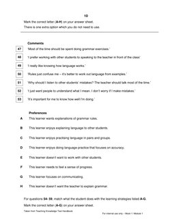 Mock TKT Tests 1-3 Completed With Key | PDF | Question | Noun