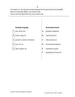 Mock TKT Tests 1-3 Completed With Key | PDF | Question | Noun