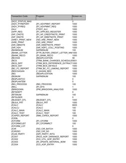 SAP Transaction Codes Overview | PDF | Invoice | Debits And Credits
