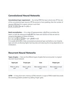 Deep Learning Cheat Sheet Overview | PDF | Artificial Neural Network ...