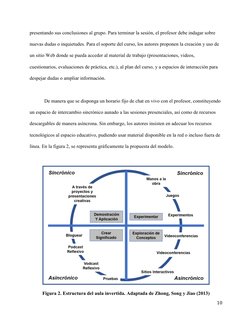 10 
 
presentando sus conclusiones al grupo. Para terminar la sesión, el profesor debe indagar sobre 
nuevas dudas o inquietu