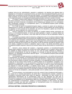 Amazonas N36-152 y Naciones Unidas P.O. Box17-11-5153 ∙ Telfs: 2264 787 / 788 / 789 ∙ Fax: 2464 384 
Quito - Ecuador