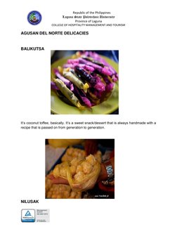Delicacies of the Caraga Region | PDF | Food And Drink Preparation ...