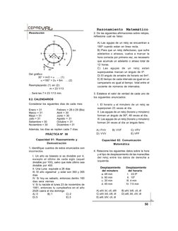 Razonamiento Matemático
50
Resolución
Del gráfico:
30° + m/2 = α   …. (1)
    α +180° = 2α + 6m    ….(2)
Reemplazando (1) en