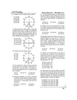 Razonamiento Matemático
52
16. Analiza que hora señala segun gráfica:
A) 6:28:48
B) 6:27:48
C) 6:26:48
D) 6:28:40
E) 6:27:45
