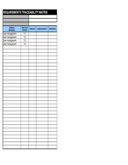 Requirements Traceability Matrix Guide | PDF | User (Computing ...