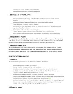 Interface Management Plan Example Template Project Interface Management Procedure | PDF | General Contractor ...