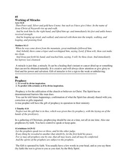 Understanding the 9 Gifts of the Spirit | PDF | Spiritual Gift | Prophecy