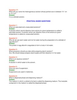 Solutions, Colloids, and Suspensions Explained | PDF | Solution | Colloid