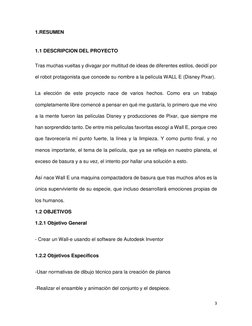 3 
 
1.RESUMEN 
 
1.1 DESCRIPCION DEL PROYECTO 
Tras muchas vueltas y divagar por multitud de ideas de diferentes estilos
